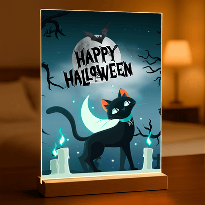 Grafika Happy Hallowen - Druk na szkle, spersonalizowany prezent dla przyjaciela - Adamell.pl