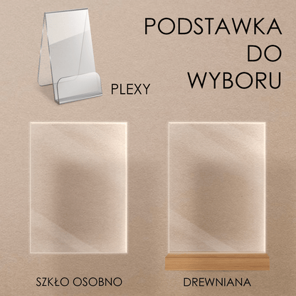 Ilustracja babcia i wnuki - Druk na szkle, spersonalizowany prezent dla babci - Adamell.pl