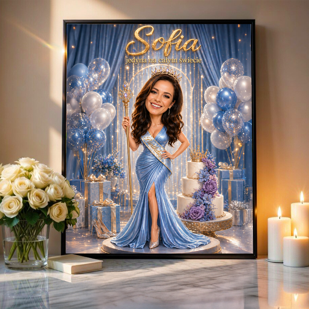 Jedyna taka na świcie - plakat, spersonalizowany prezent dla kobiety - Adamell.pl