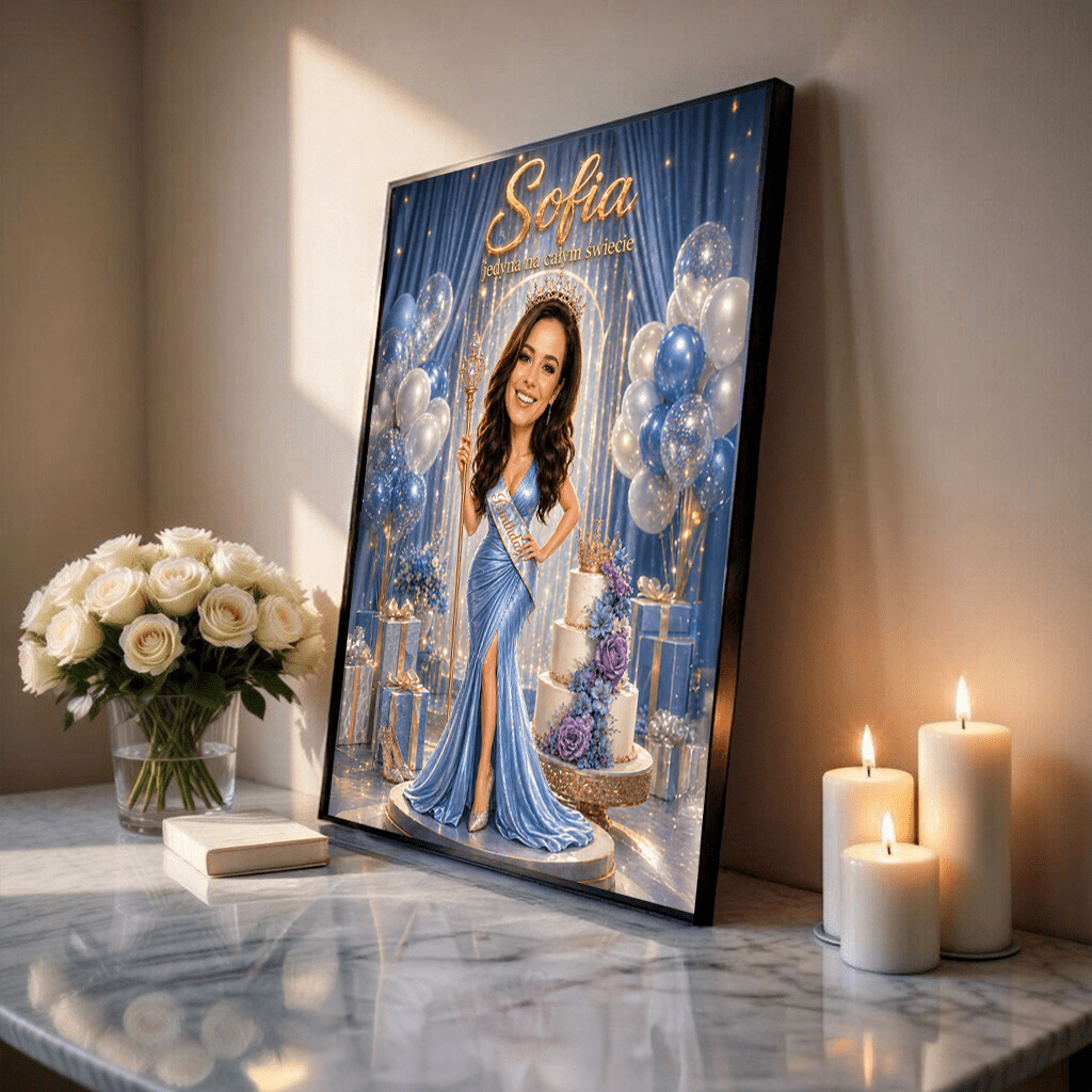 Jedyna taka na świcie - plakat, spersonalizowany prezent dla kobiety - Adamell.pl