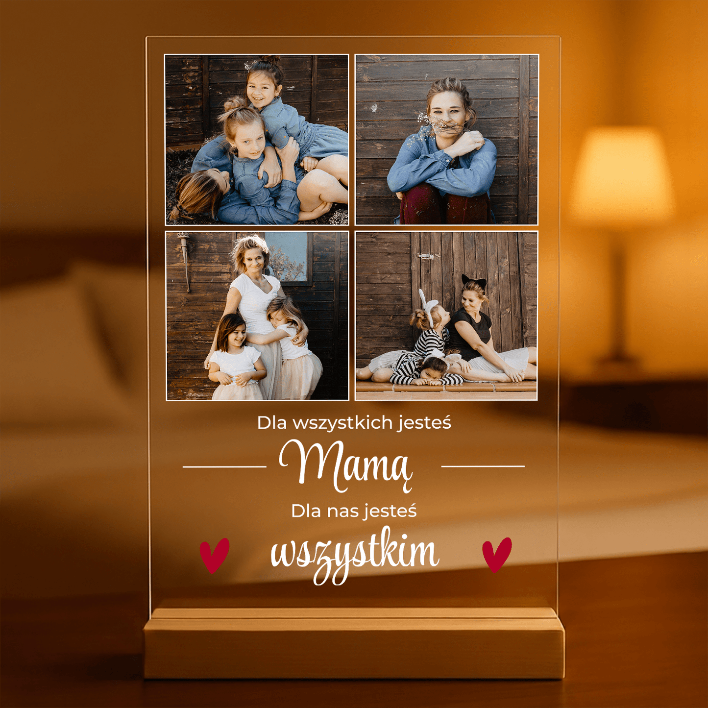 Jesteś wspaniała! - Druk na szkle, spersonalizowany prezent dla mamy - Adamell.pl