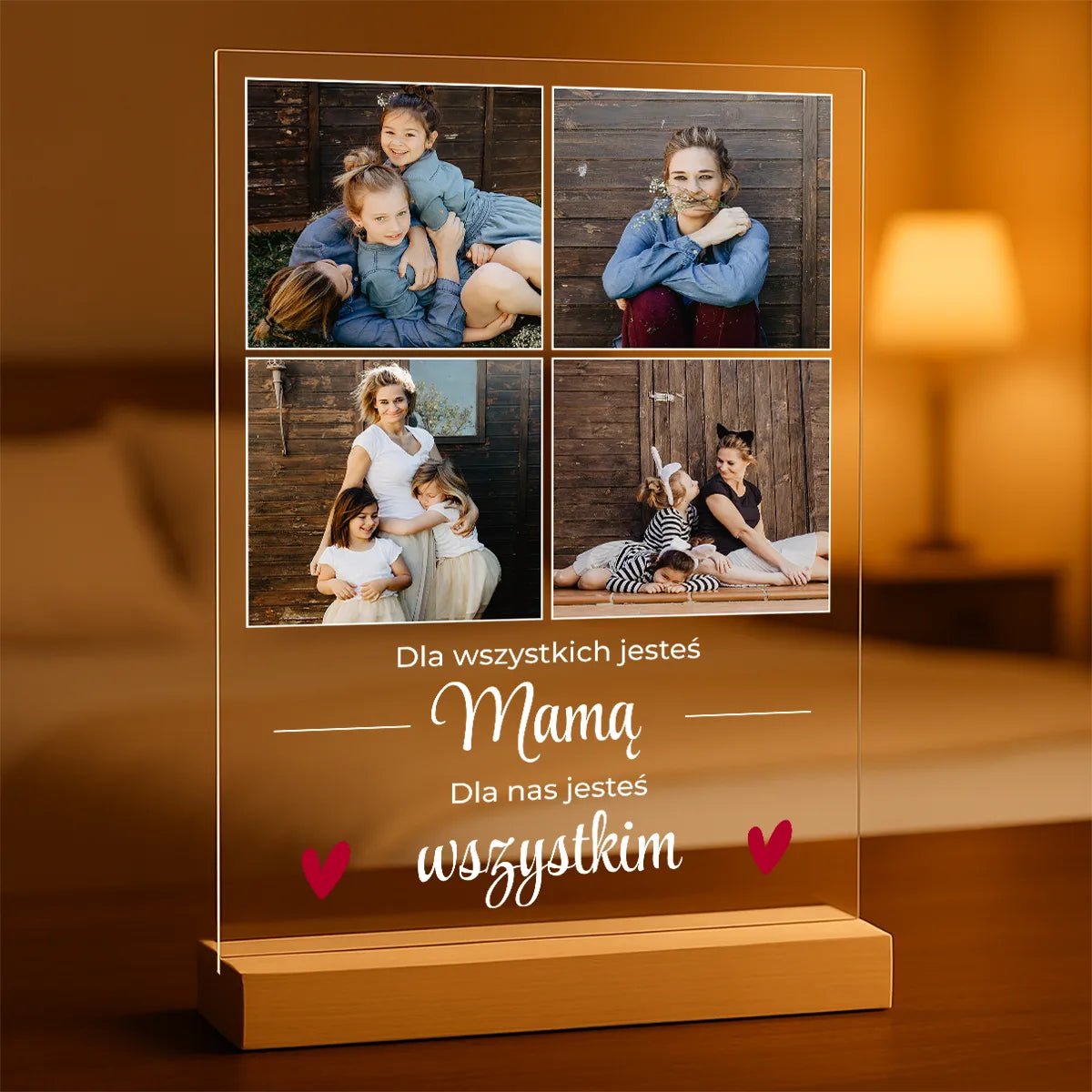 Jesteś wspaniała! - Druk na szkle, spersonalizowany prezent dla mamy - Adamell.pl