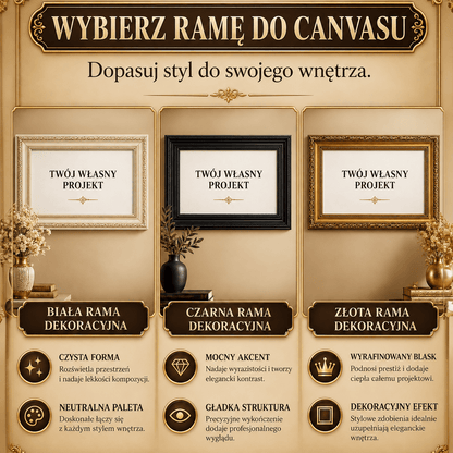 Kolaż ze zdjęć na płótnie Złota rocznica — prezent na rocznicę - Adamell.pl