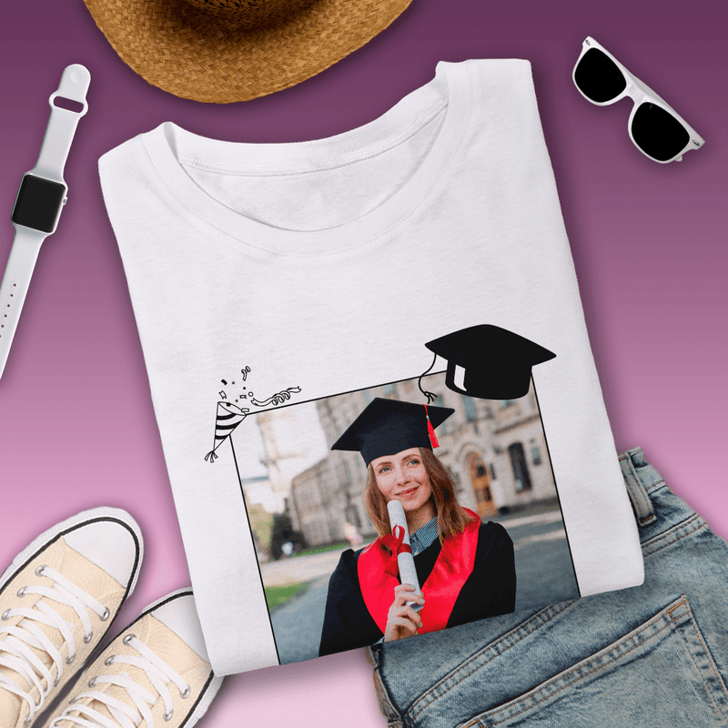 Koszulka damska z nadrukiem PANI MAGISTER - spersonalizowany prezent dla absolwenta - Adamell.pl