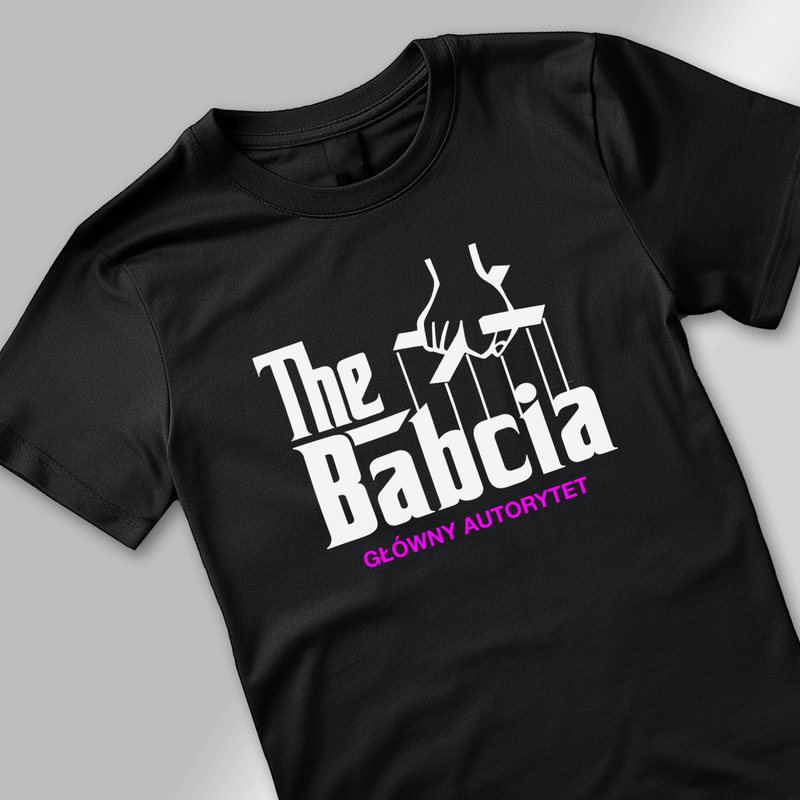 Koszulka damska z nadrukiem THE BABCIA - spersonalizowany prezent dla babci - Adamell.pl