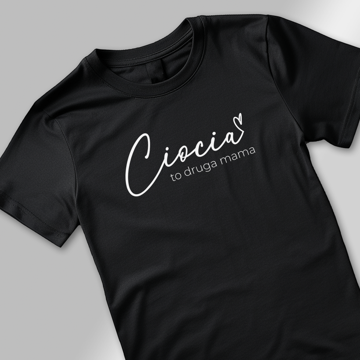 Koszulka damska z nadrukiem TO DRUGA MAMA - spersonalizowany prezent dla cioci - Adamell.pl