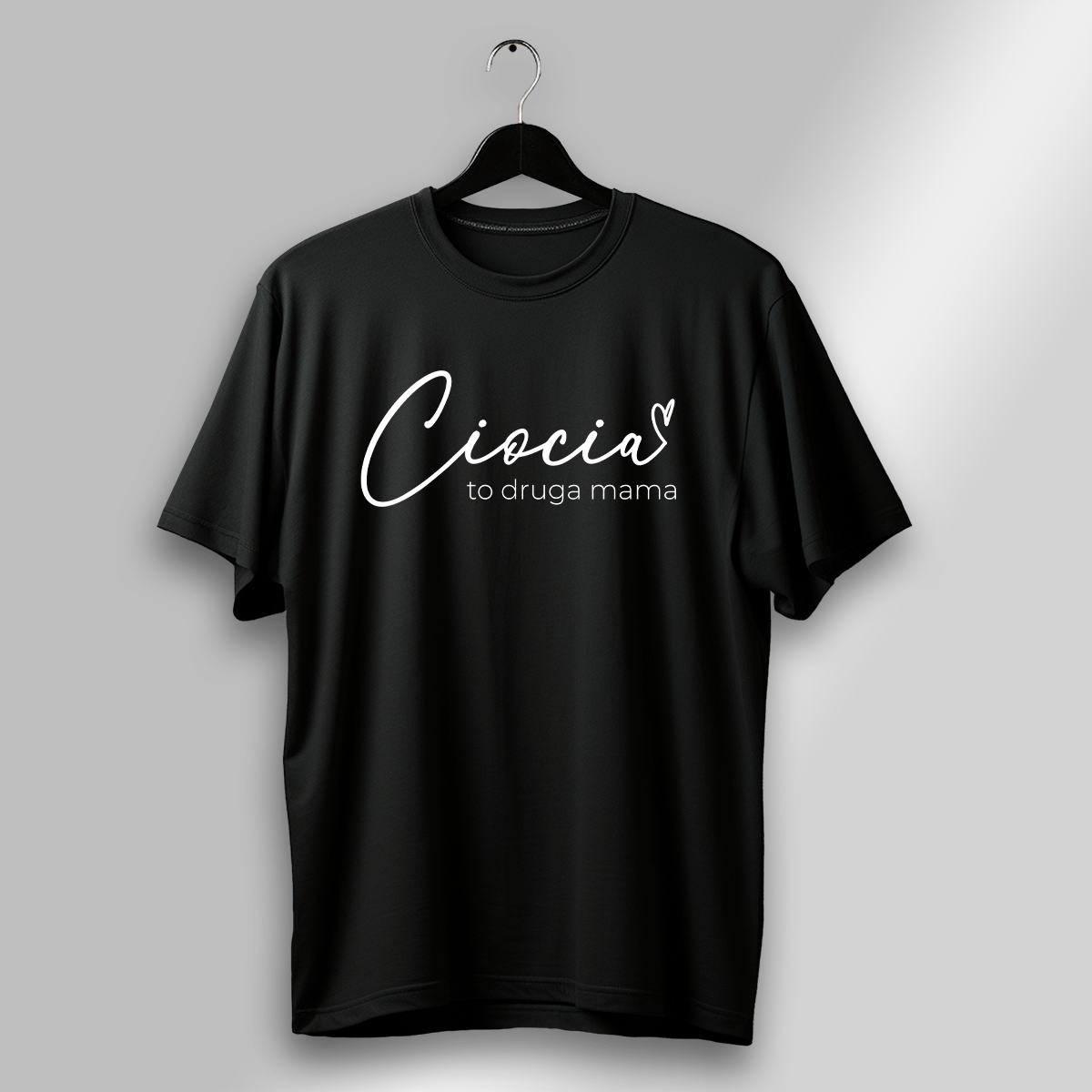 Koszulka damska z nadrukiem TO DRUGA MAMA - spersonalizowany prezent dla cioci - Adamell.pl