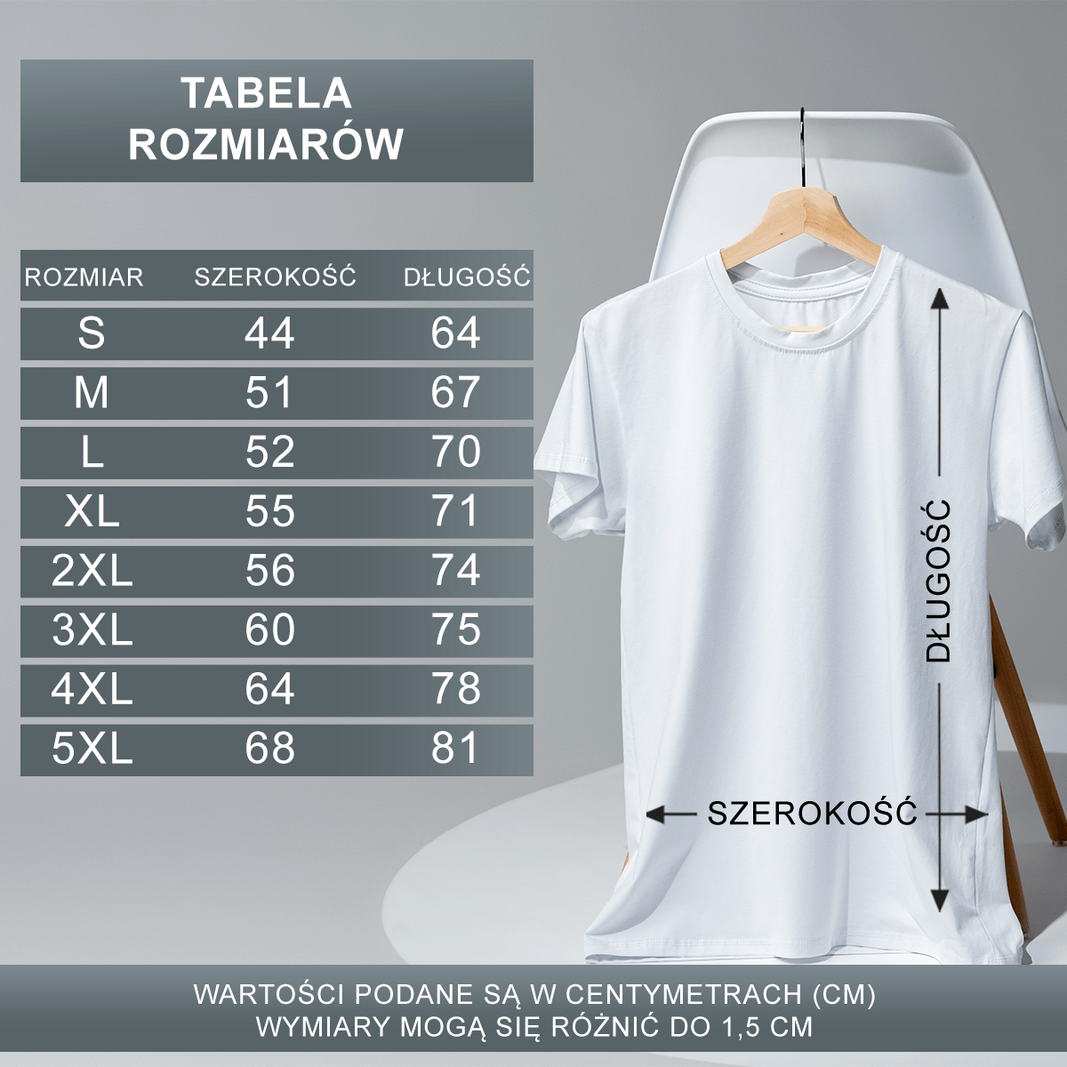 Koszulka męska z nadrukiem TATA CLIPART - spersonalizowany prezent dla taty - Adamell.pl