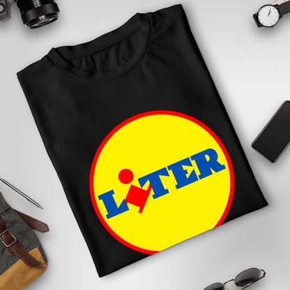 Koszulka unisex z nadrukiem LITER - prezent dla niej, niego - Adamell.pl