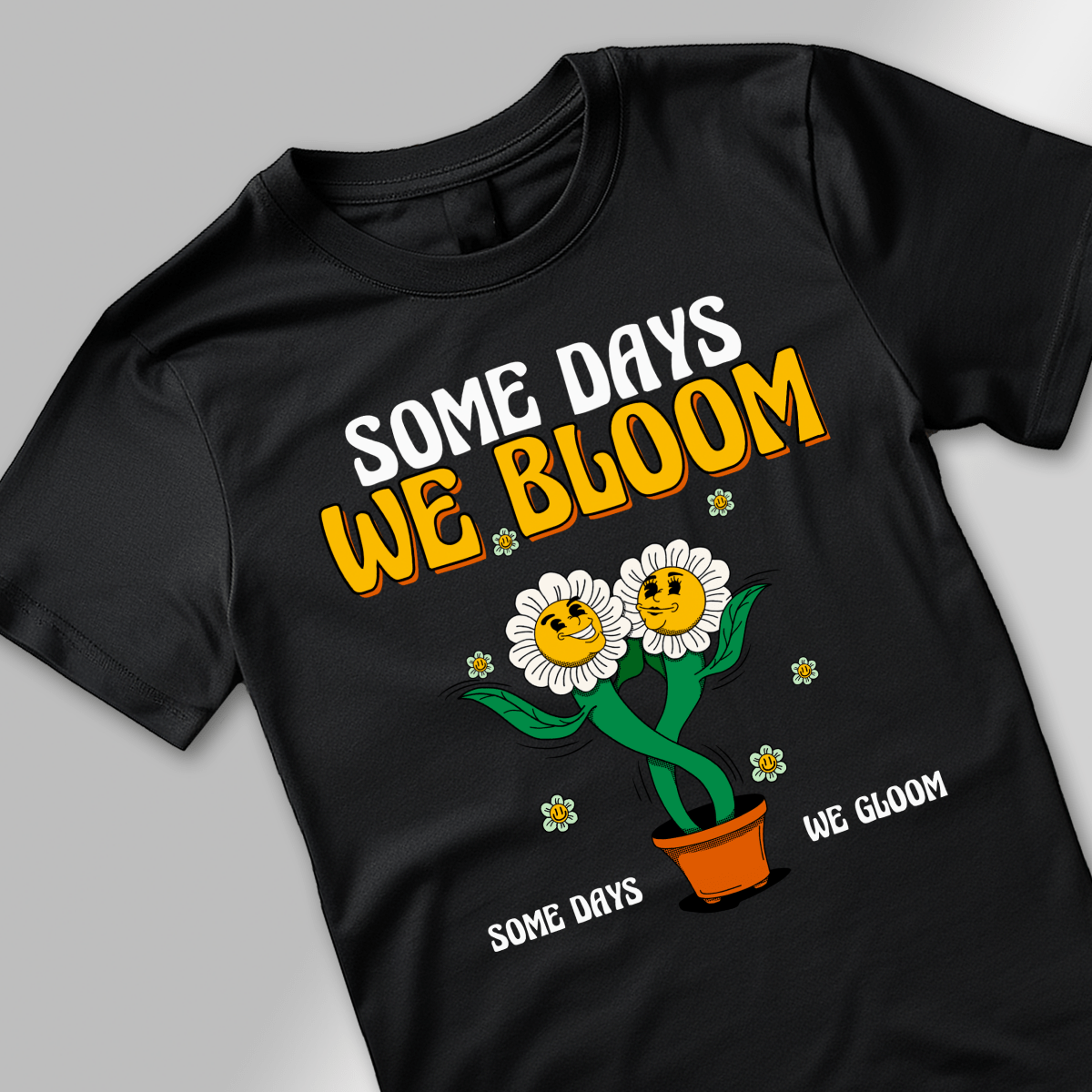 Koszulka unisex z nadrukiem WE BLOOM - prezent dla niej, niego - Adamell.pl