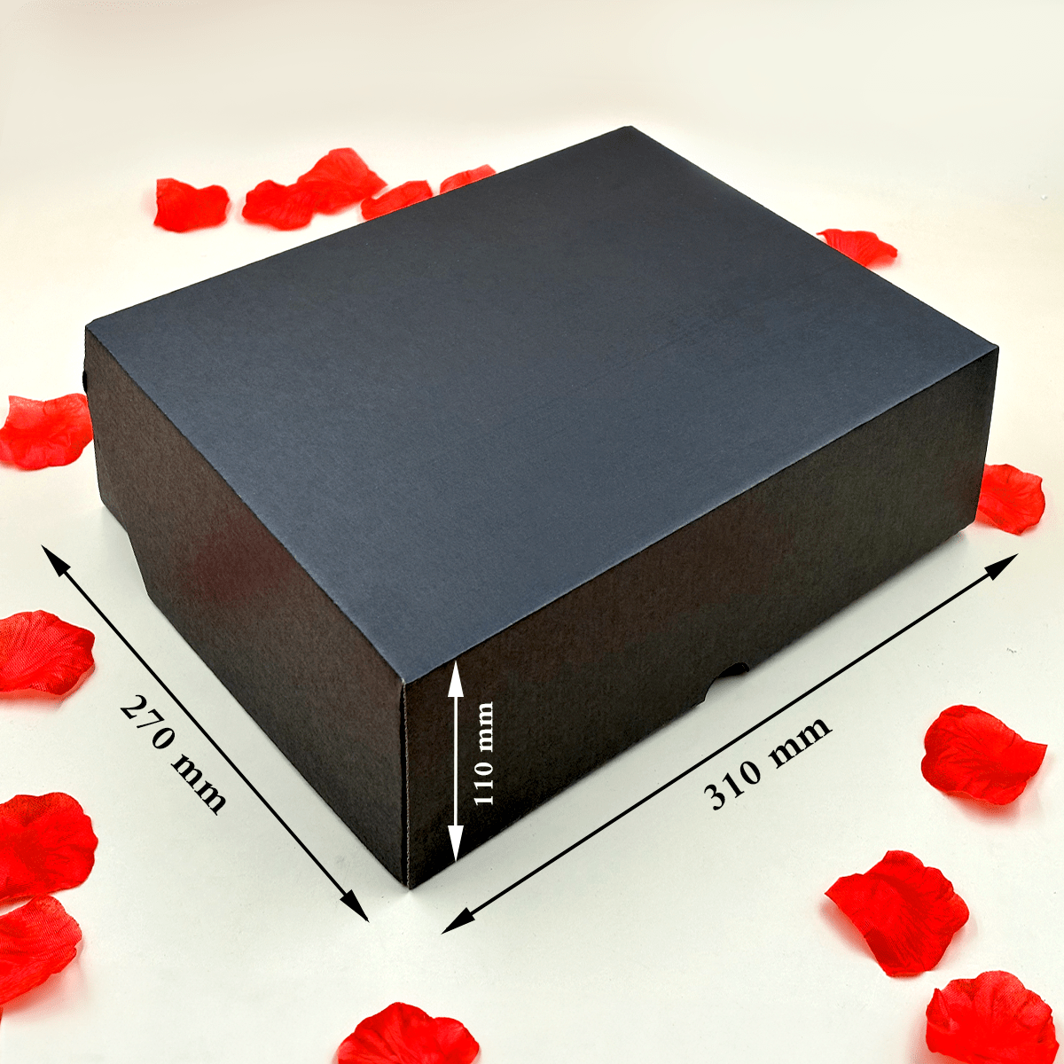 Kryształowa róża wieczna LED w sercu + wydruk na szkle BOX 2 w 1 MAMO! - Adamell.pl