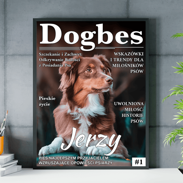 Magazyn Dogbes - plakat, spersonalizowany prezent dla właściciela psa - Adamell.pl