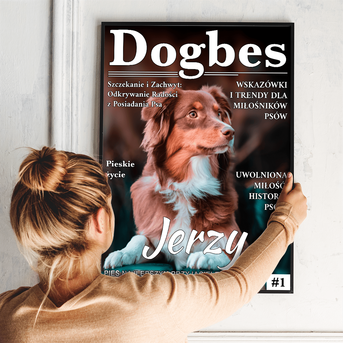 Magazyn Dogbes - plakat, spersonalizowany prezent dla właściciela psa - Adamell.pl