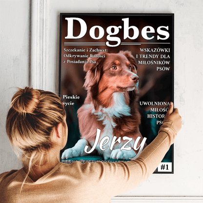 Magazyn Dogbes - plakat, spersonalizowany prezent dla właściciela psa - Adamell.pl