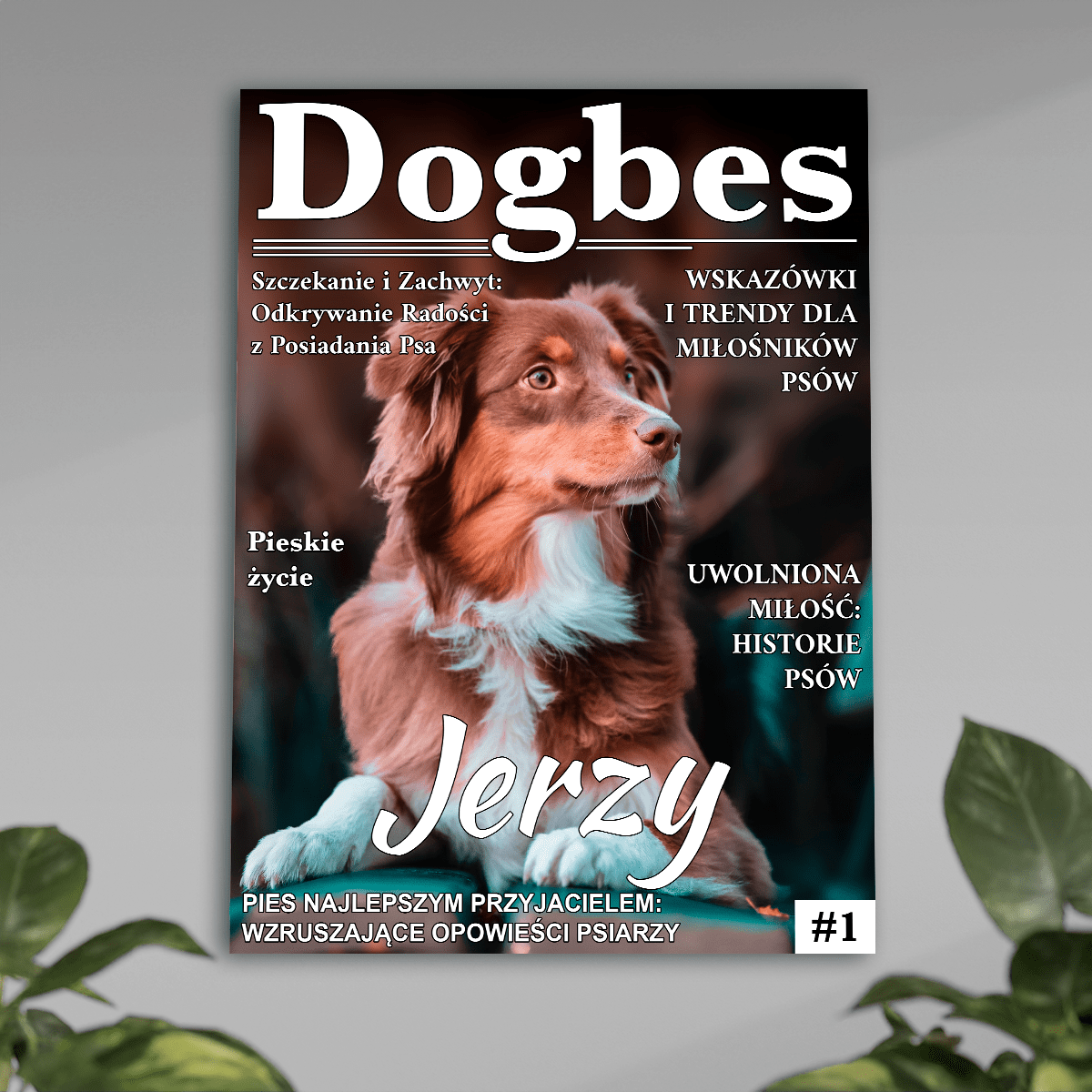 Magazyn Dogbes - plakat, spersonalizowany prezent dla właściciela psa - Adamell.pl
