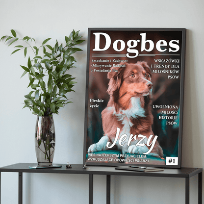Magazyn Dogbes - plakat, spersonalizowany prezent dla właściciela psa - Adamell.pl