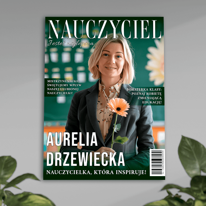 Magazyn NAUCZYCIEL - plakat, spersonalizowany prezent dla nauczyciela - Adamell.pl