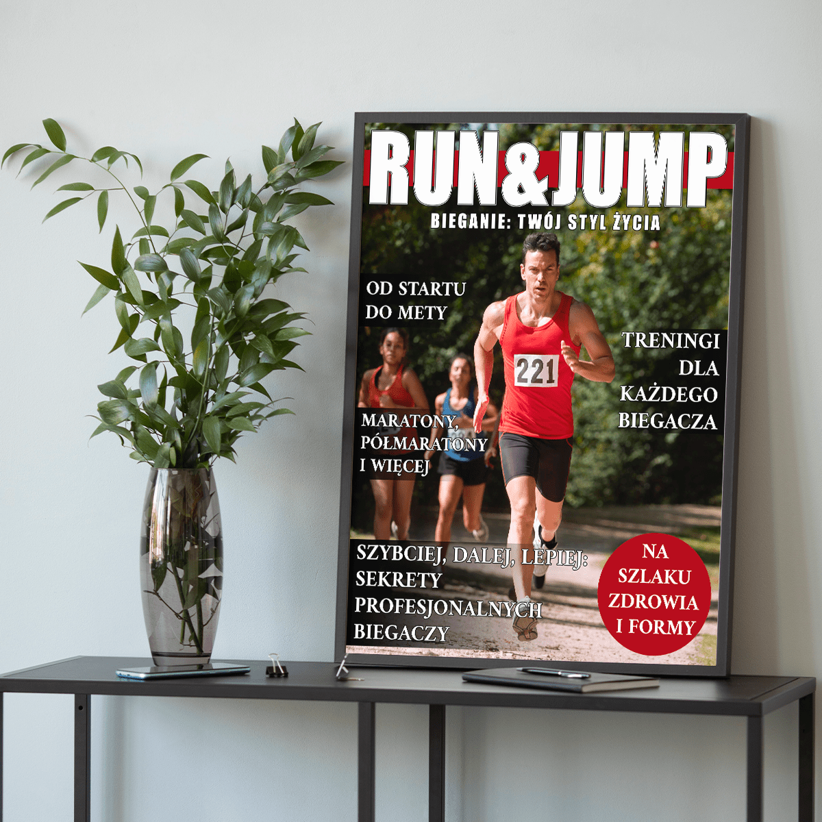 Magazyn sportowy - plakat, spersonalizowany prezent dla niego - Adamell.pl