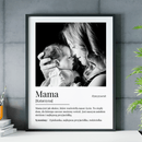 Mama jest jak słońce - plakat, spersonalizowany prezent dla mamy - Adamell.pl