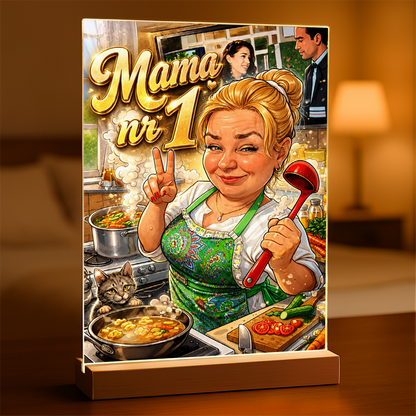 Mama nr 1 – Wydruk na szkle akrylowym - Adamell.pl