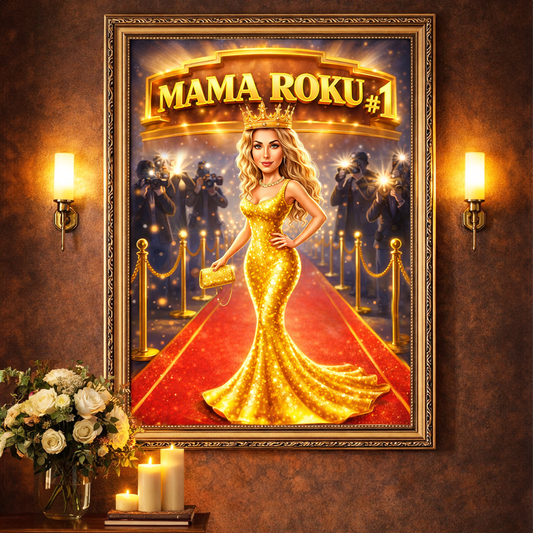 Mama roku - Druk na płótnie, spersonalizowany prezent dla mamy - Adamell.pl