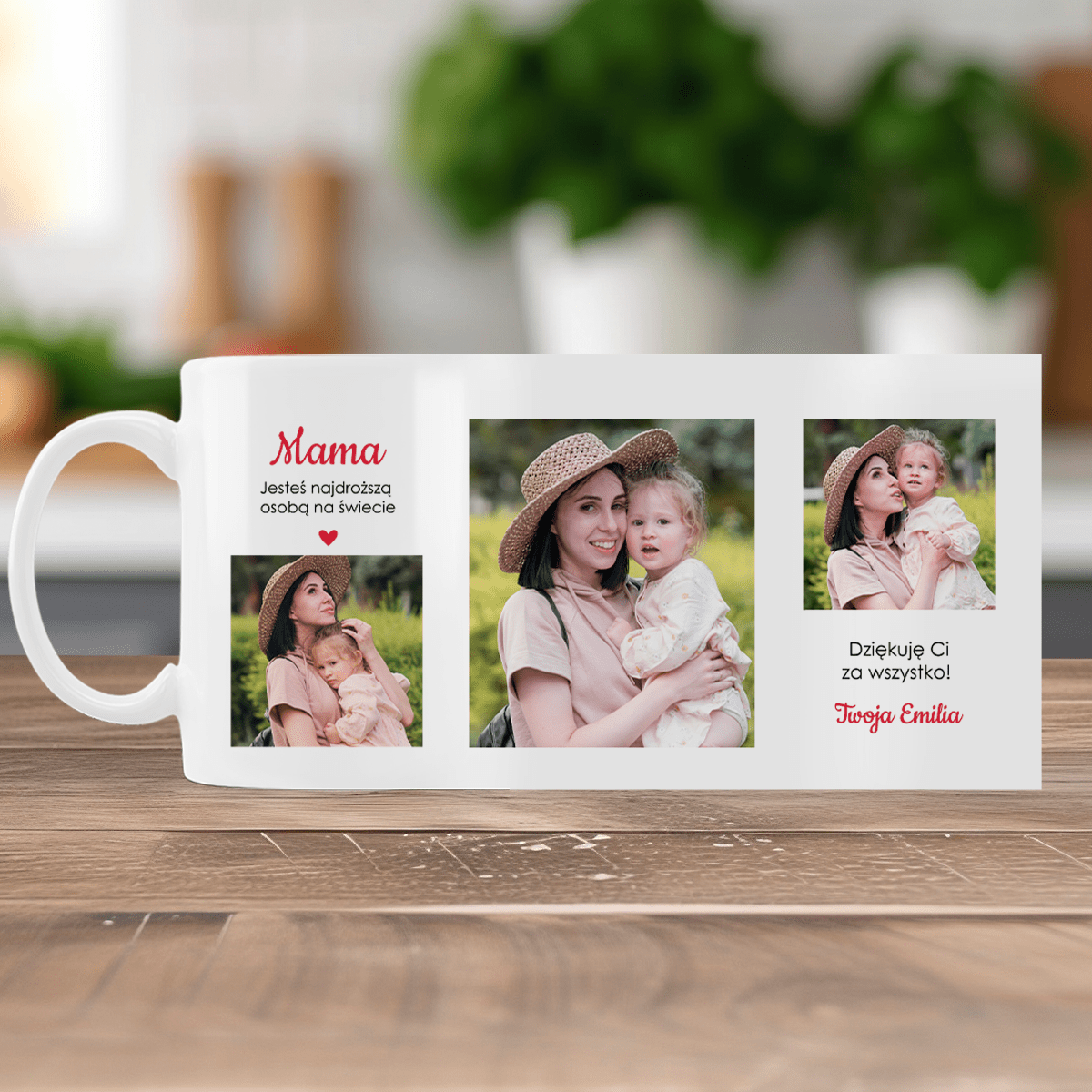 Mama to skarb - Kubek z nadrukiem, spersonalizowany prezent dla mamy - Adamell.pl