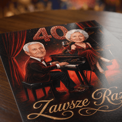 Melodia Naszej Miłości – Personalizowany plakat dla pary - Adamell.pl