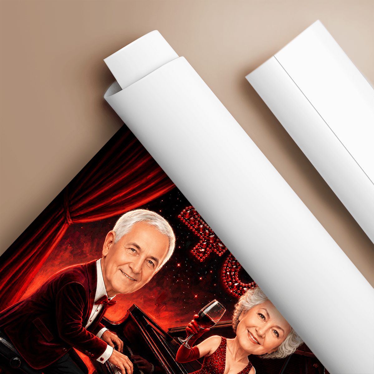 Melodia Naszej Miłości – Personalizowany plakat dla pary - Adamell.pl