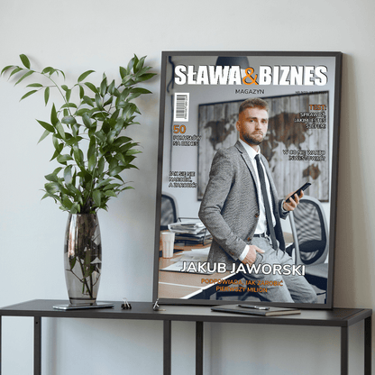 Mężczyzna sukcesu - plakat, spersonalizowany prezent dla mężczyzny - Adamell.pl