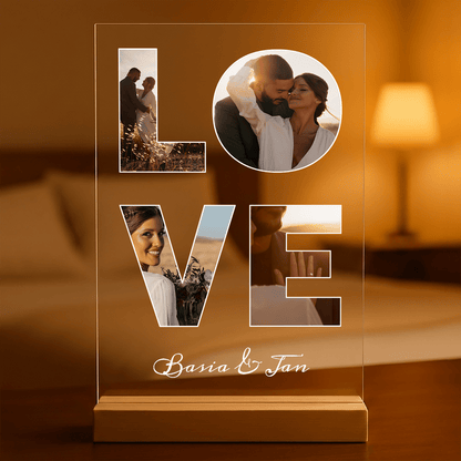 Miłość - Druk na szkle, spersonalizowany prezent - Adamell.pl