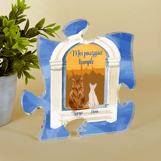 Moi puszyści kumple - Druk na szkle - puzzel, spersonalizowany prezent - Adamell.pl