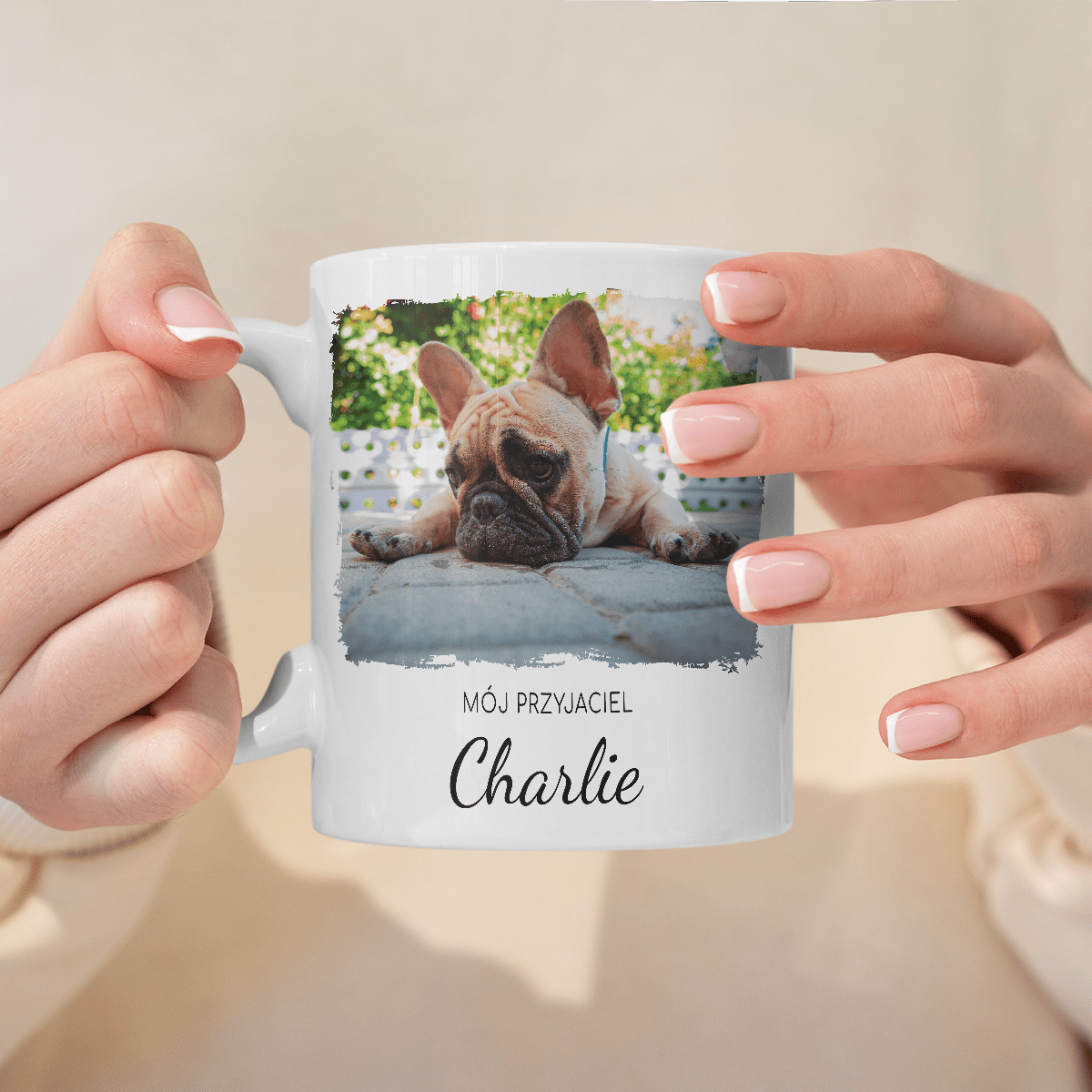 Mój przyjaciel - 1x Kubek z nadrukiem, spersonalizowany prezent - Adamell.pl