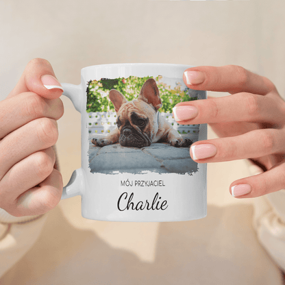 Mój przyjaciel - 1x Kubek z nadrukiem, spersonalizowany prezent - Adamell.pl