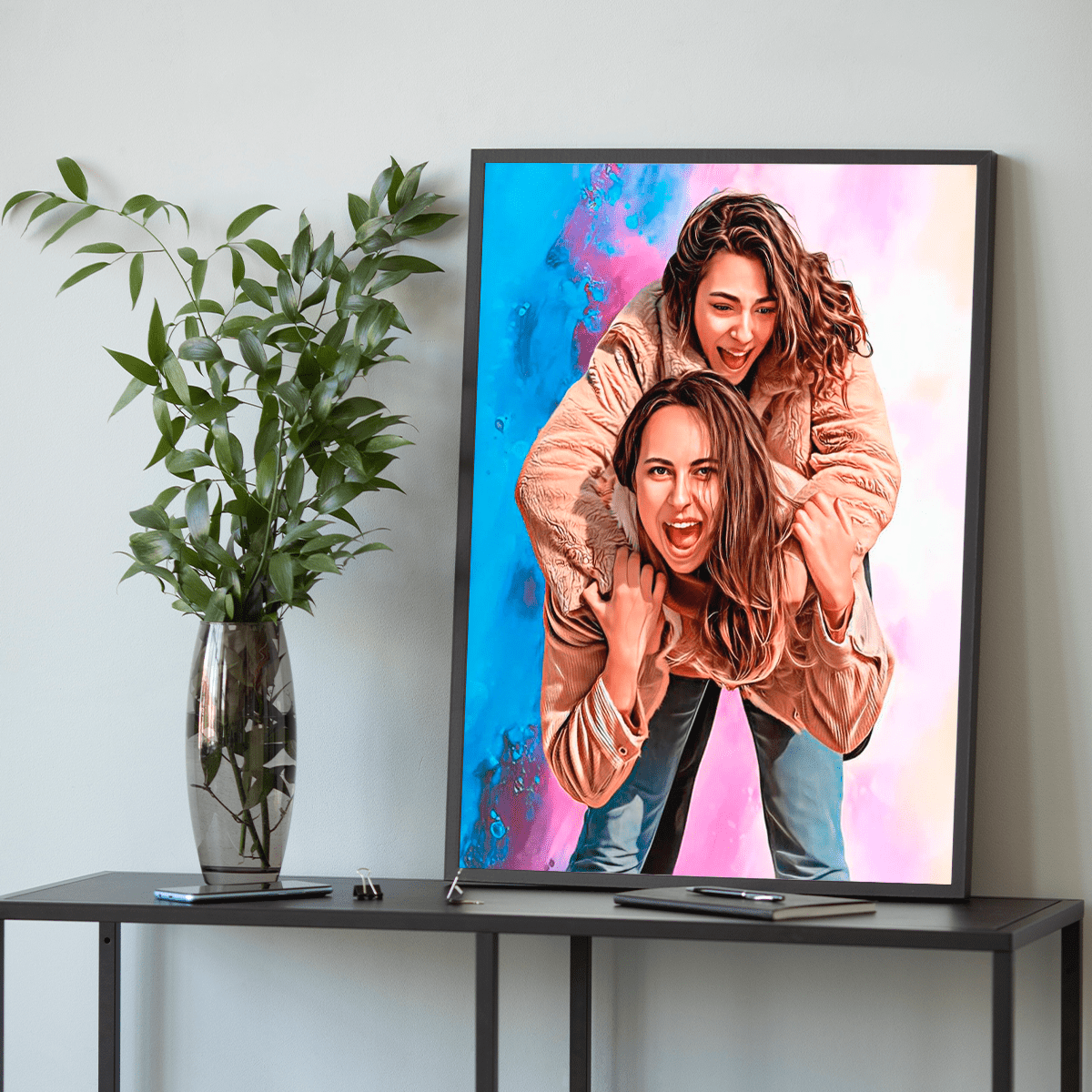 Moja przyjaciółka - plakat, spersonalizowany prezent dla przyjaciółki - Adamell.pl