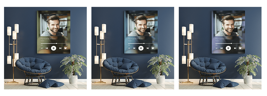 Muzyczne wyznanie - druk na płótnie, spersonalizowany prezent dla niego - Adamell.pl