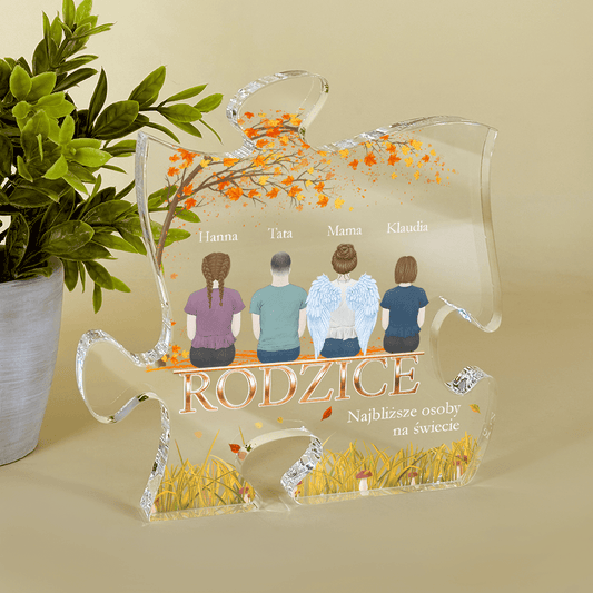 Najbliższe osoby Clipart - Druk na szkle - puzzel, spersonalizowany prezent dla rodziców - Adamell.pl