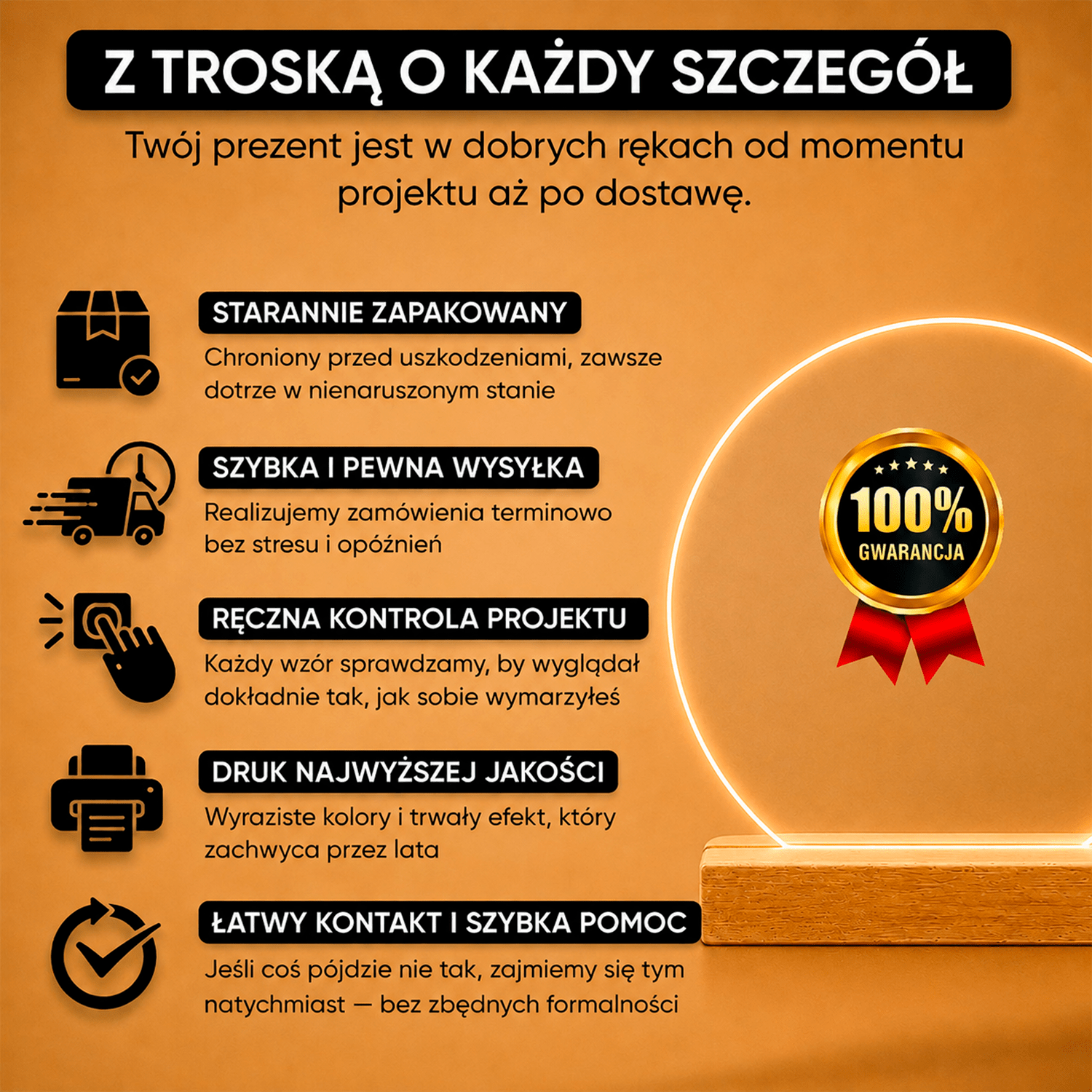 Najlepiej z wnukami - Druk na szkle, spersonalizowany prezent dla dziadków - Adamell.pl