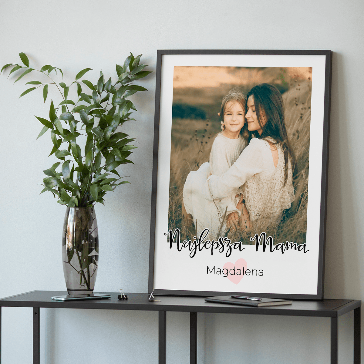 Najlepsza mama - plakat, spersonalizowany prezent dla mamy - Adamell.pl
