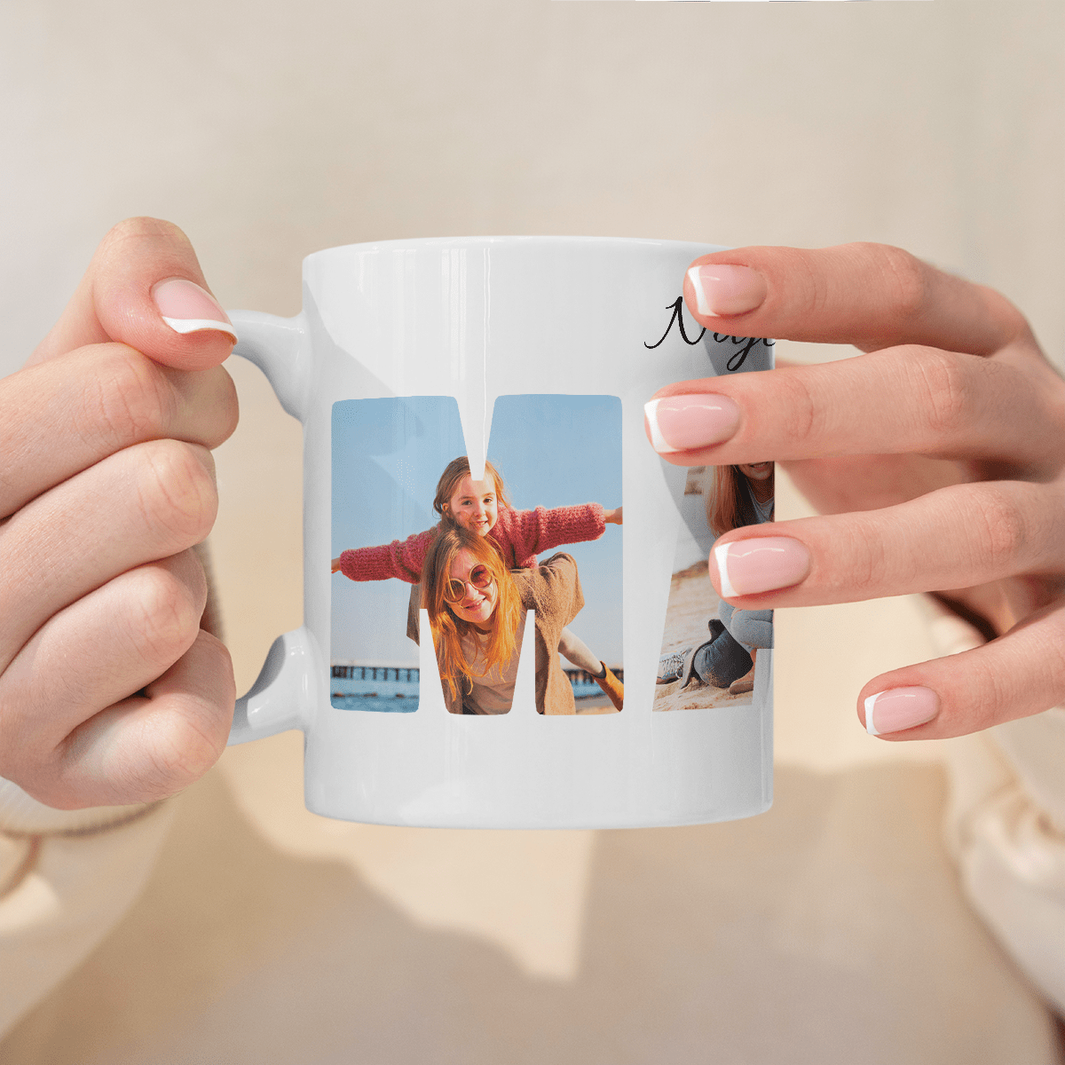 Najlepsza na świecie - 1x Kubek z nadrukiem, spersonalizowany prezent dla mamy - Adamell.pl