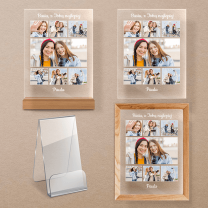 Najlepsza przyjaciółka - Druk na szkle, spersonalizowany prezent - Adamell.pl