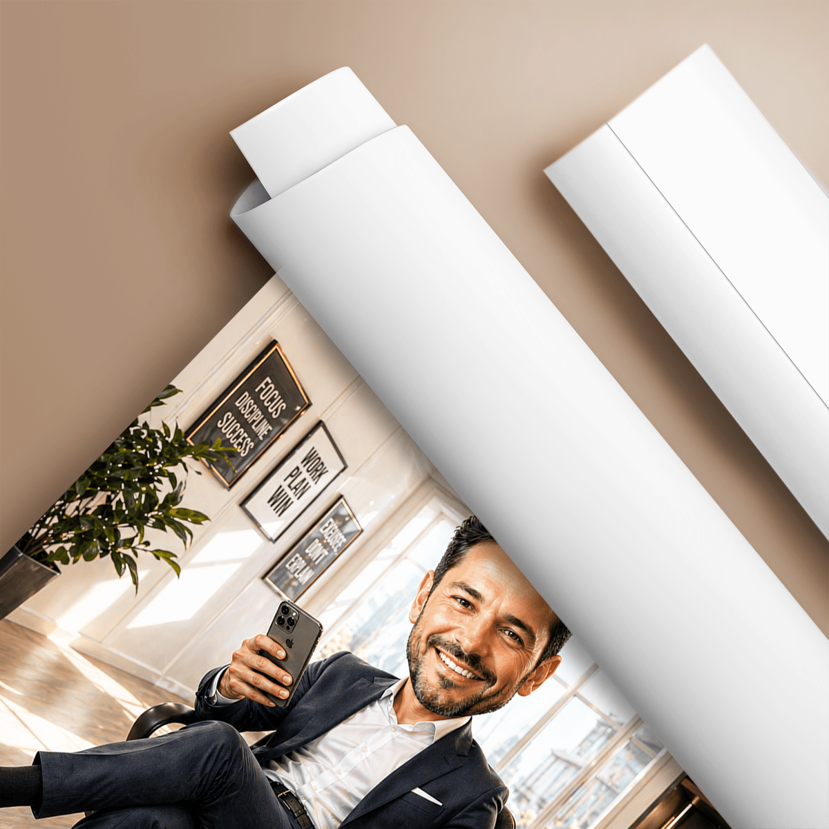 Najlepszy szef - plakat, spersonalizowany prezent dla szefa - Adamell.pl