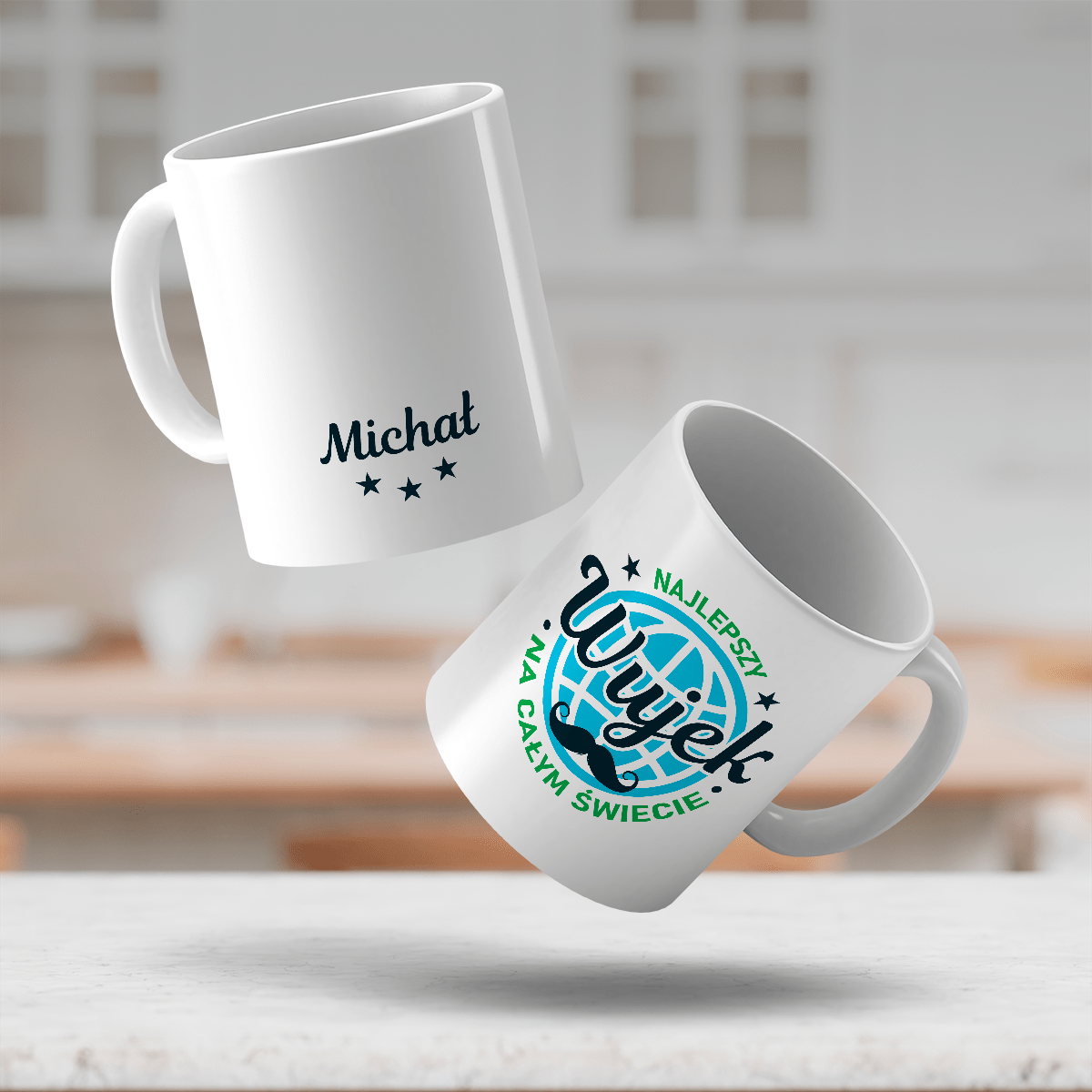 Najlepszy wujek na całym świecie - 1x Kubek z nadrukiem, spersonalizowany prezent dla wujka - Adamell.pl