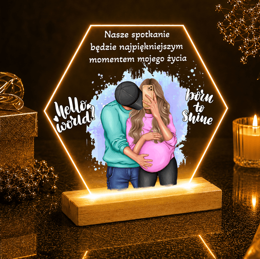 Najpiękniejszy dzień życia Clipart - Druk na szkle, spersonalizowany prezent dla mamy - Adamell.pl