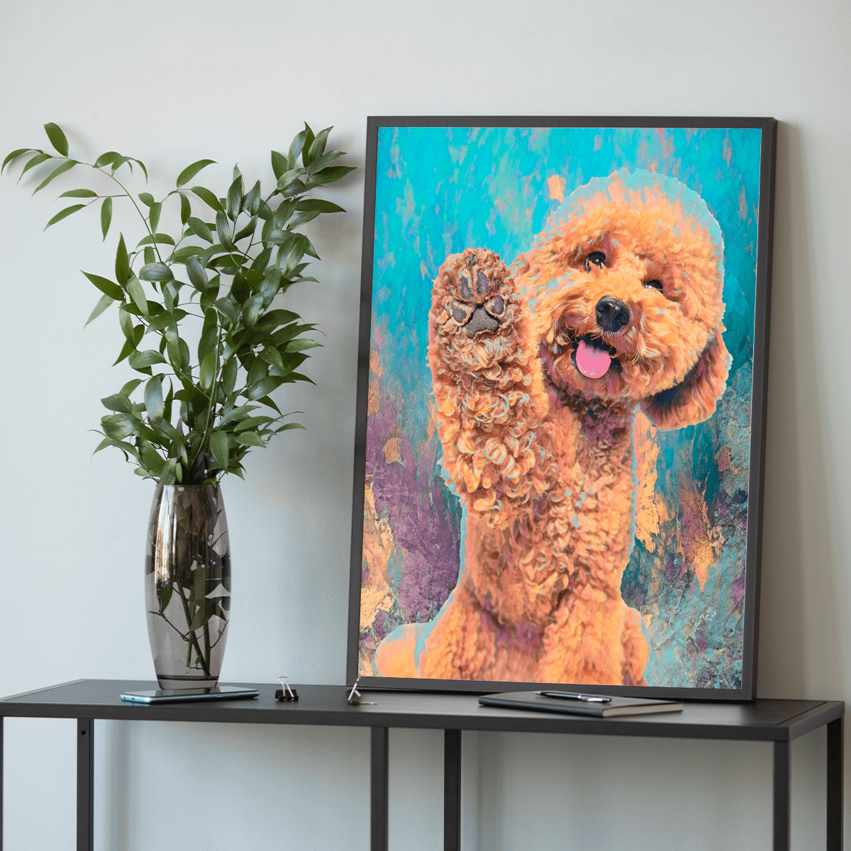 Najukochańszy pies - plakat, spersonalizowany prezent dla właściciela psa - Adamell.pl