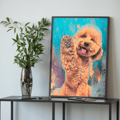 Najukochańszy pies - plakat, spersonalizowany prezent dla właściciela psa - Adamell.pl