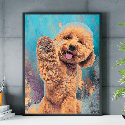 Najukochańszy pies - plakat, spersonalizowany prezent dla właściciela psa - Adamell.pl