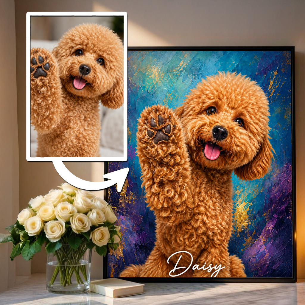 Najukochańszy pies - plakat, spersonalizowany prezent dla właściciela psa - Adamell.pl