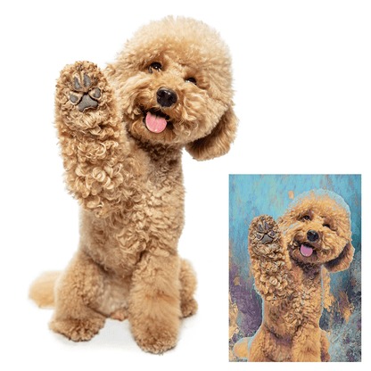 Najukochańszy pies - plakat, spersonalizowany prezent dla właściciela psa - Adamell.pl