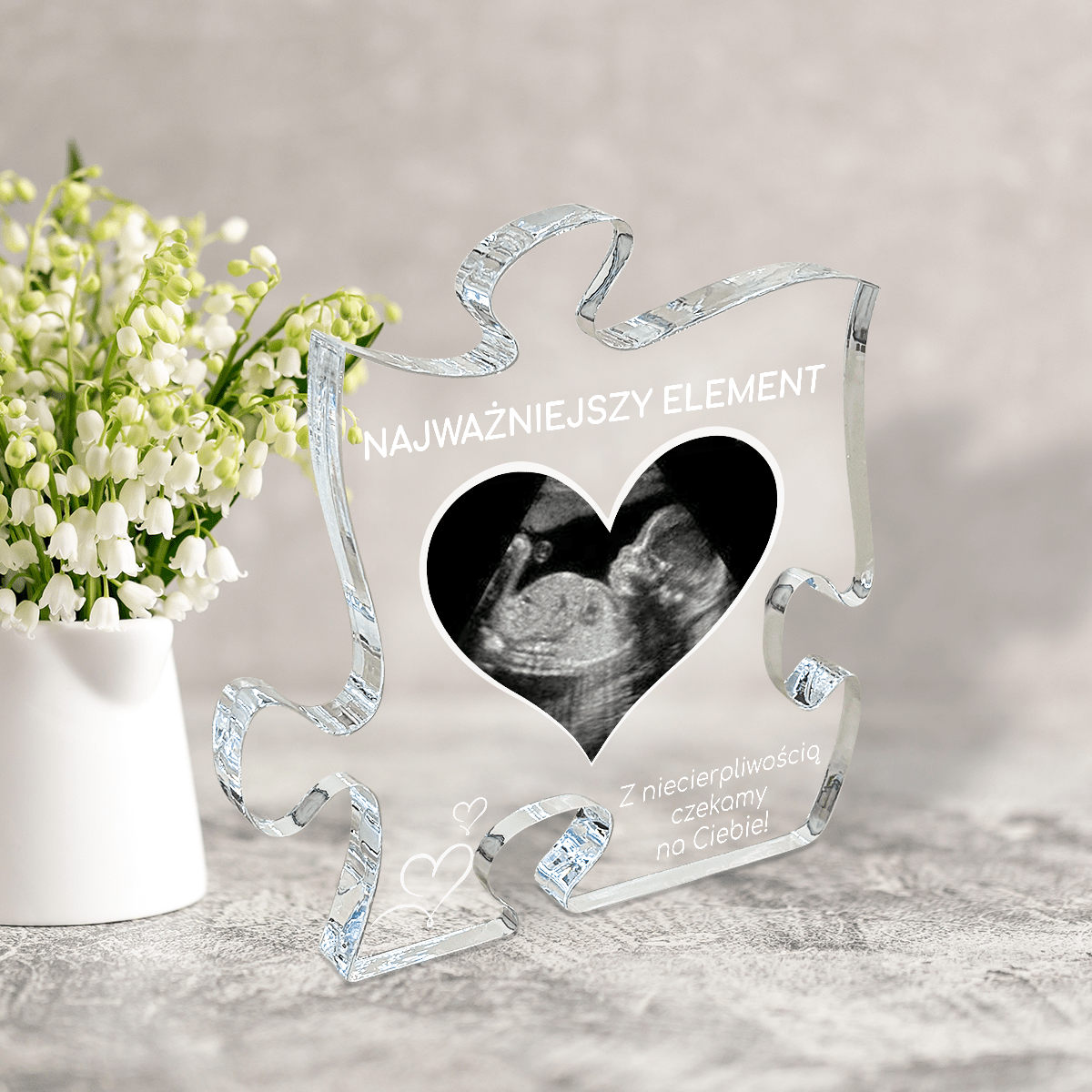 Najważniejszy element - Druk na szkle - puzzel, spersonalizowany prezent dla dziecka - Adamell.pl