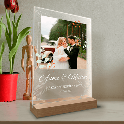 Nasz Dzień - Druk na szkle, spersonalizowany prezent dla pary - Adamell.pl